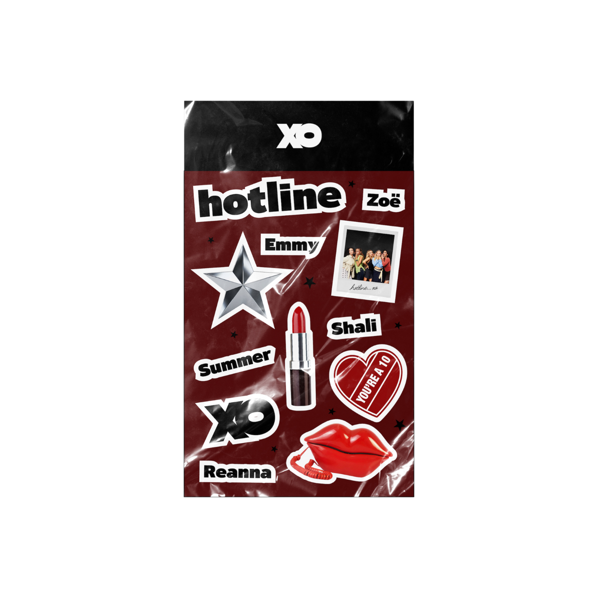 Hot Line Sticker Hotline Sticker Pack - XO UK